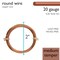The Beadsmith German-Style Jewelry Wire – Copper Core, Copper Plated -Beading Wire Used to Jewelry Making, Wire Wrapping, Sculpting, Floral, and DIY Arts & Crafts
